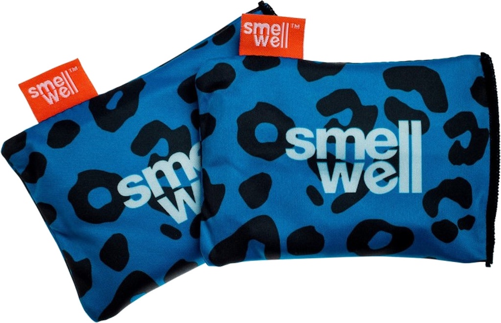 SmellWell Active Leopard Blue Bleu